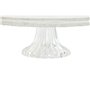 Assiette plate Home ESPRIT Transparent Verre 33 x 33 x 9,4 cm