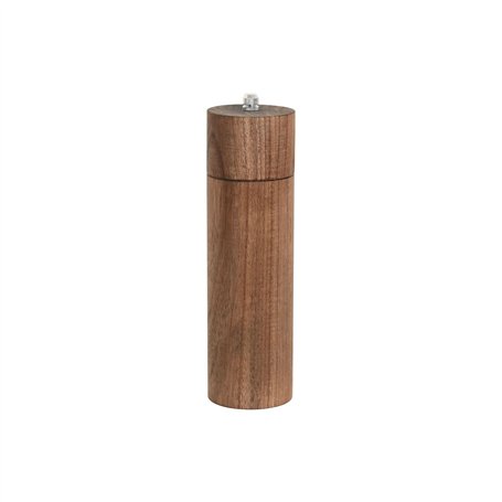 Pot de poivre Home ESPRIT Naturel Aluminium Acacia 6 x 6 x 21,5 cm