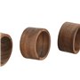 Porte-serviettes Home ESPRIT Naturel Acacia 5,5 x 5,5 x 3 cm 4 Pièces