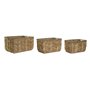 Set de basket Home ESPRIT Naturel Herbier marin Fibre naturelle Boho (3 Pièces)