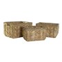 Set de basket Home ESPRIT Naturel Herbier marin Fibre naturelle Boho (3 Pièces)