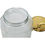 Distributeur d'eau Home ESPRIT Doré Métal Verre 17,8 x 25 x 15 cm