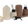Ensemble de Bain Home ESPRIT Crème Terre cuite ABS Dolomite 17 x 9 x 2 cm 3 Pièces (2 Unités)