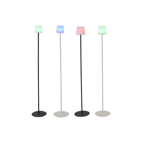 Lampe solaire Home ESPRIT Noir 25 x 25 x 140 cm