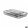Range-couverts Kinvara W7267-1 Noir Métal 26 x 4,7 x 35,5 cm (6 Unités)