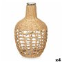 Bouteille Décorative Marron Verre 17 x 31 x 17 cm (4 Unités)