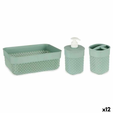 Ensemble de Bain Berilo PP-107-3 Vert Plastique (12 Unités)