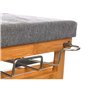Table à Repasser Kipit 1443FL BAMBOO.1 Crème Tissu Bambou
