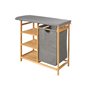 Table à Repasser Kipit 1443FL BAMBOO.2 Gris Tissu Bambou
