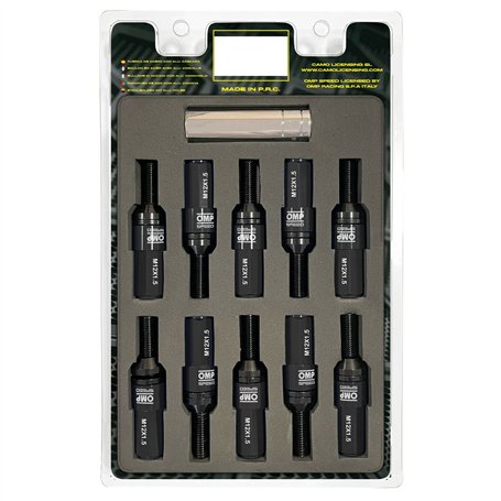 Kit de vissage OMP OMPS09981401 28 mm Noir M14 x 1,50