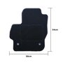 Set de tapis de voitures OCC Motorsport OCCMZ0003 Mazda 3 5 Pièces