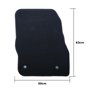 Set de tapis de voitures OCC Motorsport OCCMZ0003 Mazda 3 5 Pièces