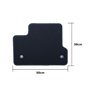 Set de tapis de voitures OCC Motorsport OCCMZ0003 Mazda 3 5 Pièces