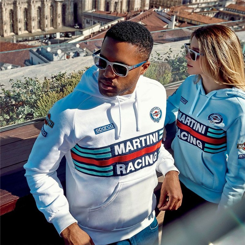 Image secondaire de Sweat à capuche Sparco MARTINI-R Bleu XXL