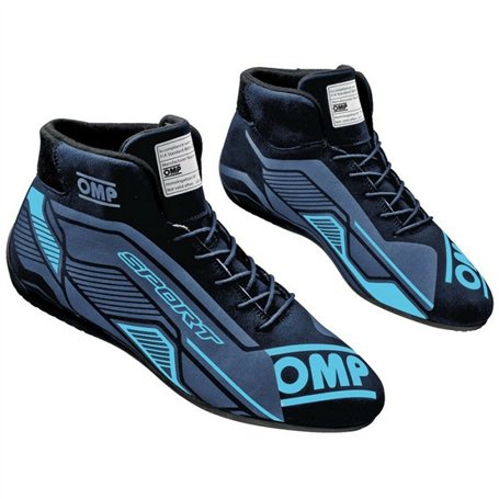 Chaussures de course OMP OMP SPORT FIA 8856-2018 46 Noir/Bleu Taille 46