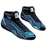 Chaussures de course OMP OMP SPORT FIA 8856-2018 46 Noir/Bleu Taille 46