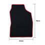 Set de tapis de voitures OCC Motorsport OCCTY0001RD Noir Toyota Auris (2007-2013) 5 Pièces