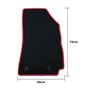 Set de tapis de voitures OCC Motorsport OCCRT0055RD Renault Arkana (2021) 5 Pièces