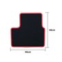 Set de tapis de voitures OCC Motorsport OCCRT0055RD Renault Arkana (2021) 5 Pièces