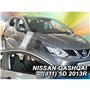 Déflecteur de vent HEKO HO24285 NISSAN QASHQAI (GEN. II) J11 Frontal 2 Pièces