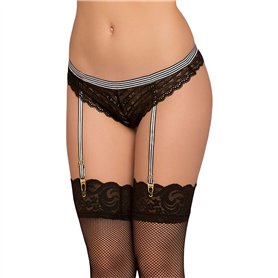 Culottes Seven Til Midnight Blanc XL Jarretelle
