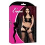 Ensemble de Lingerie Exposed Noir 2 Pièces (L/XL)