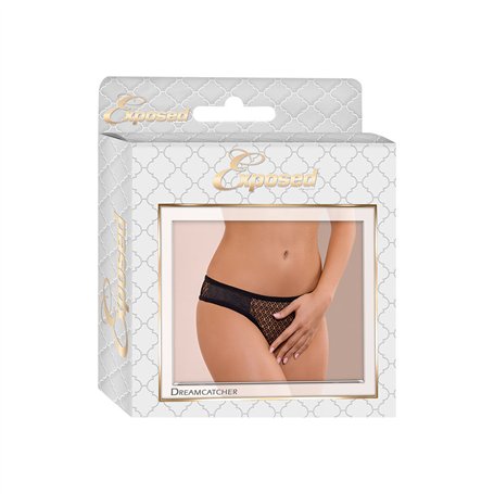 Culottes à Dentelle Exposed Noir L/XL