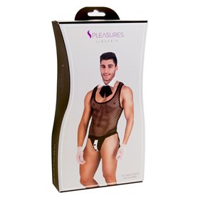 Costume Érotique S Pleasures Blanc Taille unique