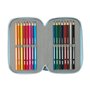Trousse Scolaire avec Accessoires Frozen Ice magic Bleu clair 12,5 x 19,5 x 5,5 cm 37 Pièces