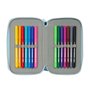 Trousse Scolaire avec Accessoires Frozen Ice magic Bleu clair 12,5 x 19,5 x 5,5 cm 37 Pièces