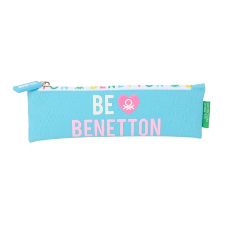 Fourre-tout Benetton Unique Rose Turquoise 20 x 6 x 1 cm