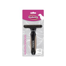 Étrilles pour chiens Inodorina Noir Plastique