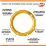 Jouet pour chien Nylabone Ring Jaune Hamburgers L