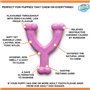 Jouet pour chien Nylabone WISHBONE Rose Poulet XS