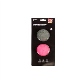 Boule pour animaux de compagnie Gloria PLAY AND RUN Gris Mousse TPR M 6,35 cm 2 Unités