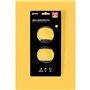 Boule pour animaux de compagnie Gloria PLAY AND RUN Jaune TPR M 6,35 cm 2 Unités