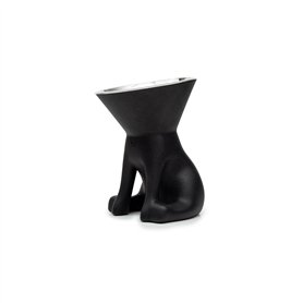 Mangeoire pour chiens United Pets Up Elisabeth Noir Acier inoxydable Polyéthylène 1 L