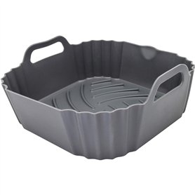 Plateau en silicone réutilisable pour friteuse à air Vin Bouquet 20 cm