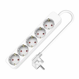 Multiprise 5 Prises TM Electron (1,5 m)