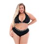 Ensemble de Lingerie Fantasy Lingerie Noir (Queen size)
