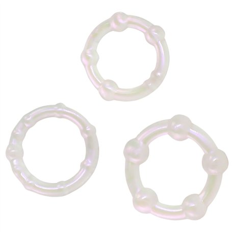 Anneau Pénis NS Novelties Fantasia Blanc (S) (M) (L)