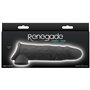 Manchon de pénis NS Novelties Renegade Noir 19,4 x 3,8 x 6 cm Ø 3,8 cm