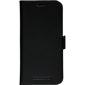 Folio Coque Magnétique iPhone 12 / 12 Pro Lynge Cuir Fonction Stand Noir DBramante1928