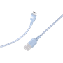 Câble Tissé USB A / USB C 3A 1.2m FastCharge 15W Bleu Bigben