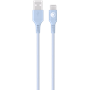 Câble Tissé USB A / USB C 3A 1.2m FastCharge 15W Bleu Bigben