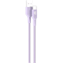 Câble Tissé USB A / USB C 3A 1.2m FastCharge 15W Violet Bigben