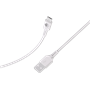Câble Tissé USB A / USB C 3A 1.2m FastCharge 15W Blanc Bigben