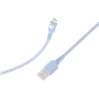 Câble Tissé USB A / Lightning 2.4A 1.2m FastCharge 12W Bleu Bigben