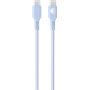 Câble Tissé USB C / USB C 3A 1.2m PD 60W Bleu Bigben