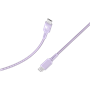 Câble Tissé USB C / USB C 3A 1.2m PD 60W Violet Bigben